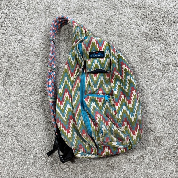 Kavu Handbags - Kavu Women’s Rope Sling Bag Crossbody Travel in Garden Tile Southwest